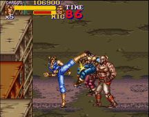 une photo d'Ã©cran de Final Fight 2 sur Nintendo Super Nes